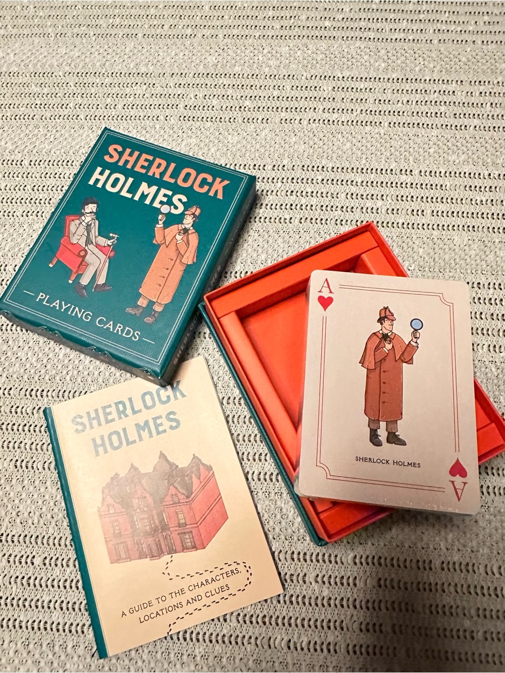 Sherlock Holmes Playing Cards Laurence King Sealed Deck Illustrated 2022